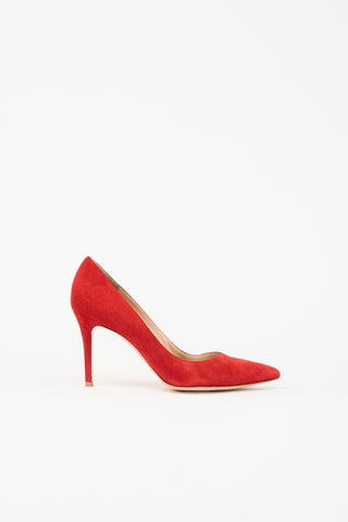 Gianvito Rossi Suede Gianvito Pump