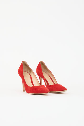 Gianvito Rossi Suede Gianvito Pump