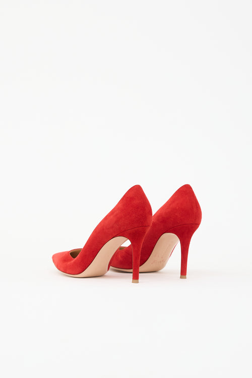 Gianvito Rossi Suede Gianvito Pump