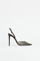 Gianvito Rossi Vinyl Ribbon D'Orsay Heel
