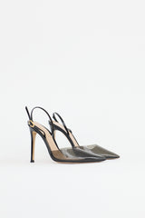 Gianvito Rossi Vinyl Ribbon D'Orsay Heel