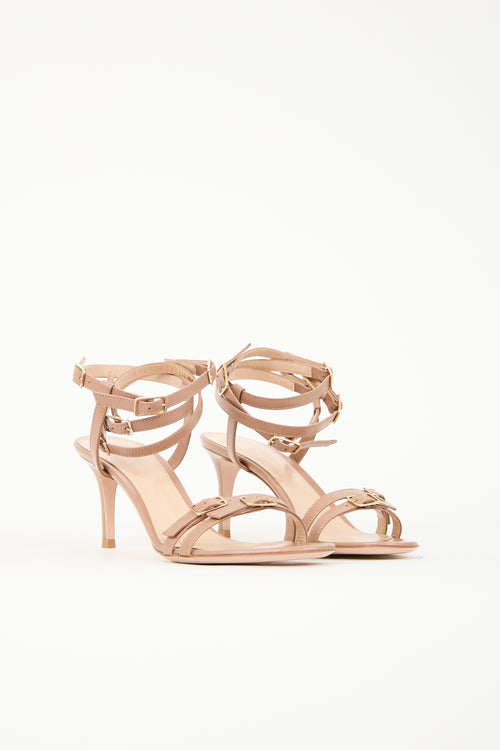 Gianvito Rossi Leather Cassandra Strappy Sandal