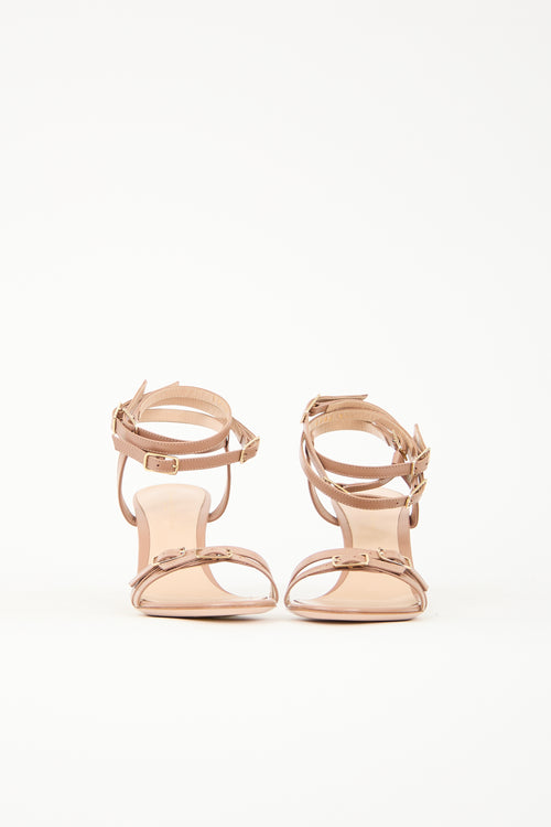 Gianvito Rossi Leather Cassandra Strappy Sandal