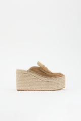 Gianvito Rossi Suede Maxilla Espadrille Mule