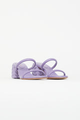 Gianvito Rossi Purple Florea 60 Leather Sandal