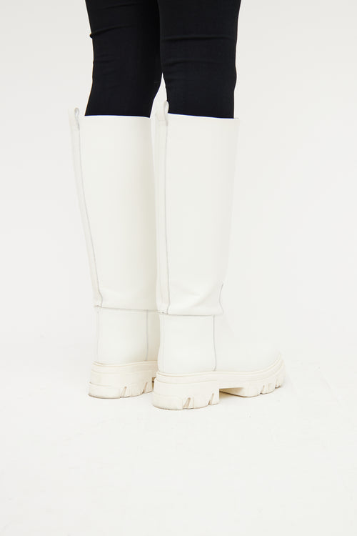 Gia x Pernille Teisbaek White Tall Boot