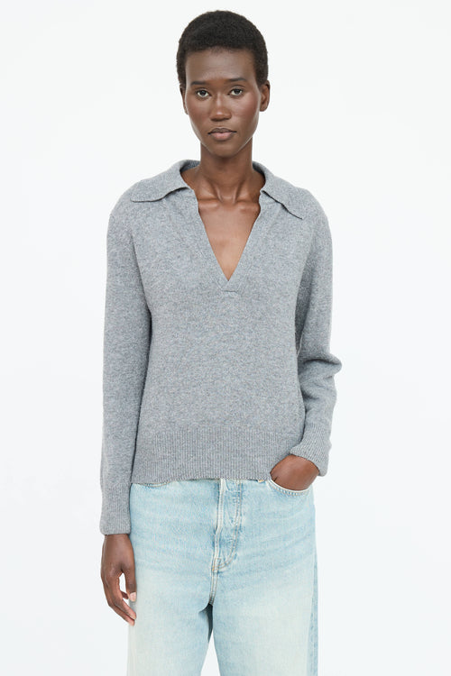 Gimaguas Knit Elbow Patch Sweater