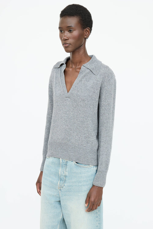 Gimaguas Knit Elbow Patch Sweater