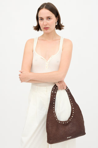 Gimaguas Leather Studded Franca Bag