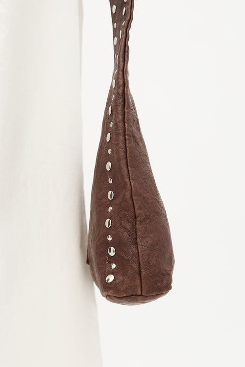 Gimaguas Leather Studded Franca Bag