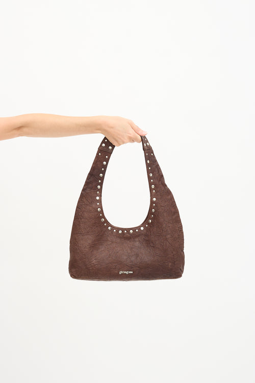 Gimaguas Leather Studded Franca Bag