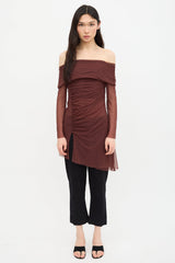 Gimaguas Mesh Ruched Laura Dress