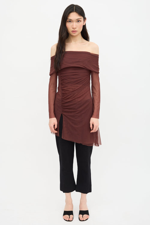 Gimaguas Mesh Ruched Laura Dress