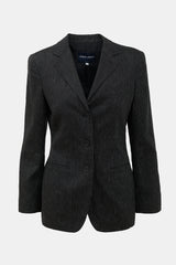 Armani Classico Linen Pinstripe Blazer