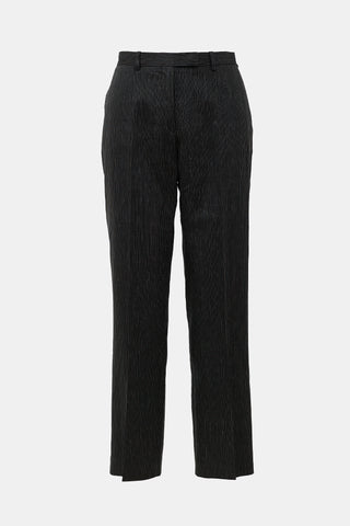 Armani Classico Linen Pinstripe Trouser