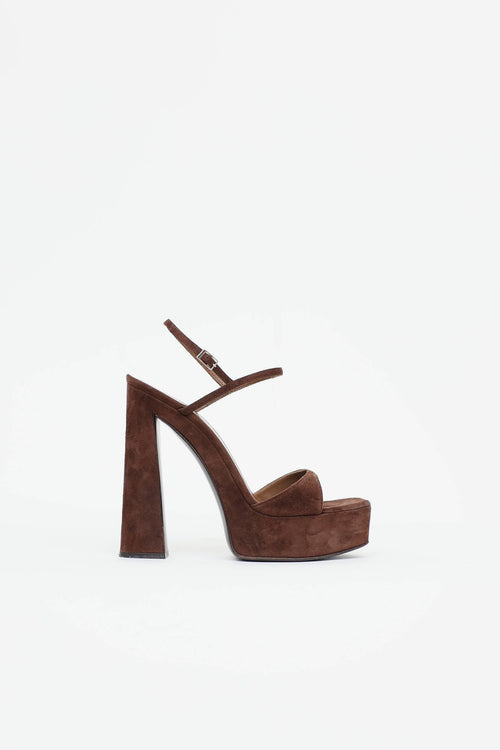 Giuseppe Zanotti Suede Platform Pump