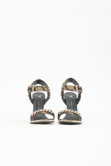 Giuseppe Zanotti Camo Chain Wedge Sandal