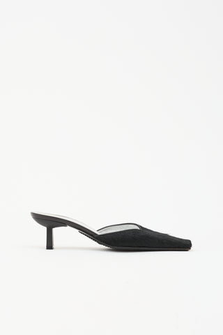 Giuseppe Zanotti Leather Square Toe Mule