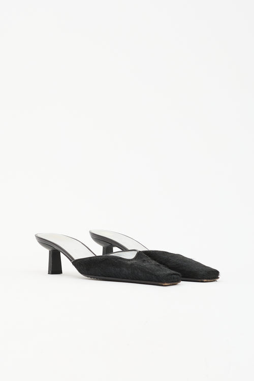 Giuseppe Zanotti Leather Square Toe Mule