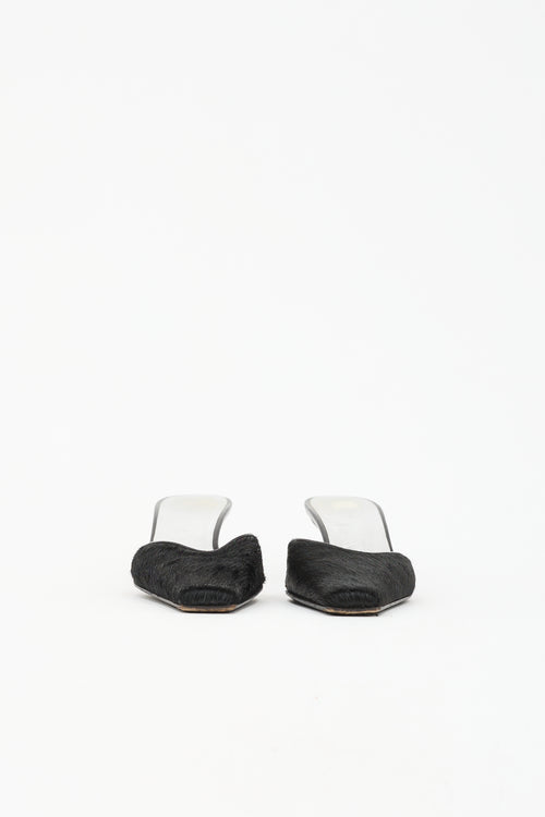 Giuseppe Zanotti Leather Square Toe Mule