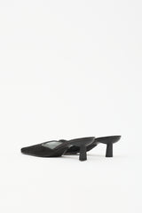 Giuseppe Zanotti Leather Square Toe Mule