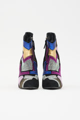 Giuseppe Zanotti Suede Olinda Patchwork Boot