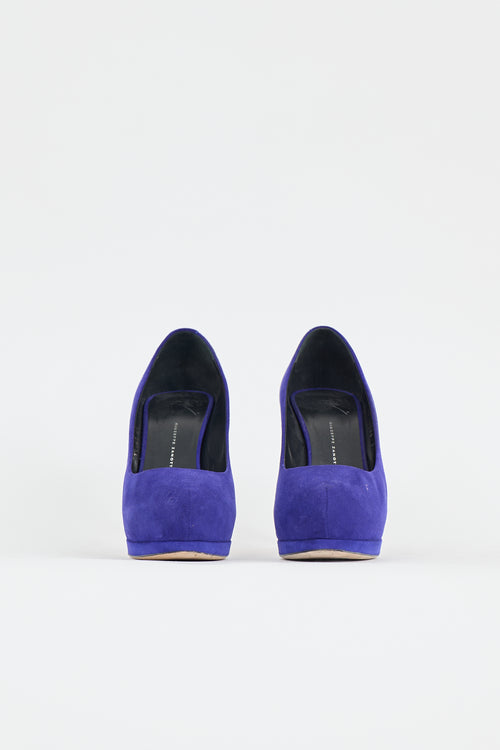 Giuseppe Zanotti Suede Platform Pump