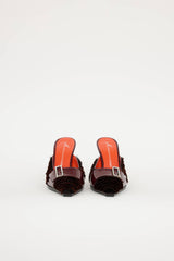 Giuseppe Zanotti Fur Jewel Mule