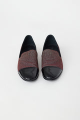 Giuseppe Zanotti Black & Red Embellished Lewis Cup Loafer