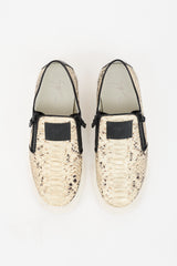 Giuseppe Zanotti Embossed Leather Slip On Sneaker