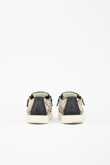 Giuseppe Zanotti Embossed Leather Slip On Sneaker