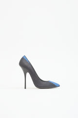 Giuseppe Zanotti Embossed Leather Two Tone Pump