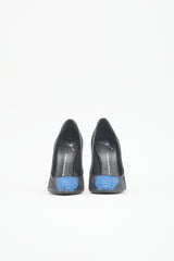 Giuseppe Zanotti Embossed Leather Two Tone Pump