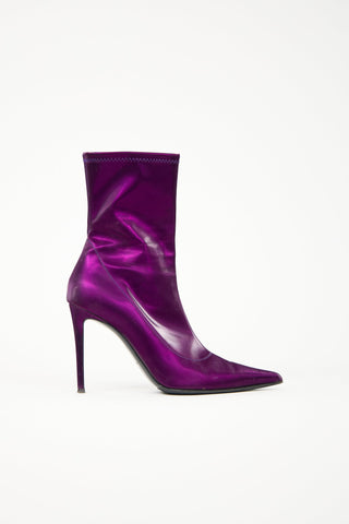 Giuseppe Zanotti Metallic Ametista Boot