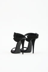 Giuseppe Zanotti Suede Cone Heel Sandal