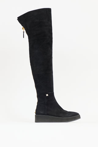 Giuseppe Zanotti Suede Thigh High Boot