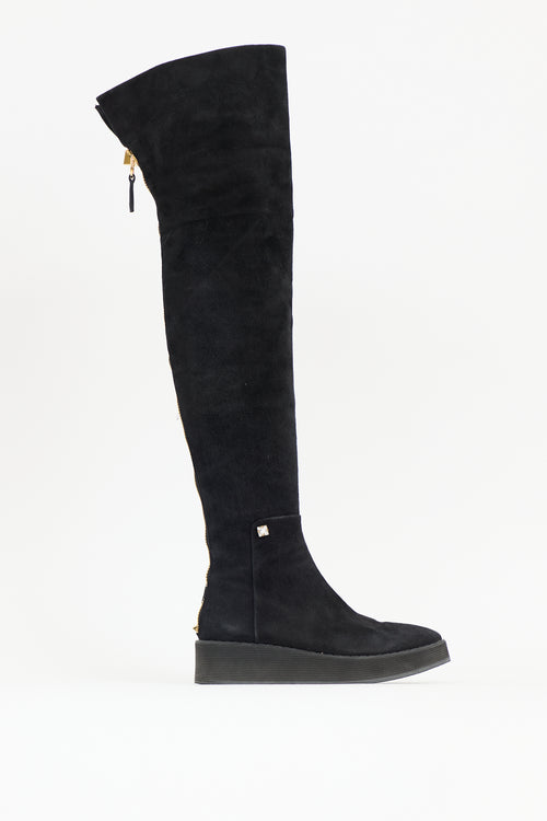 Giuseppe Zanotti Suede Thigh High Boot