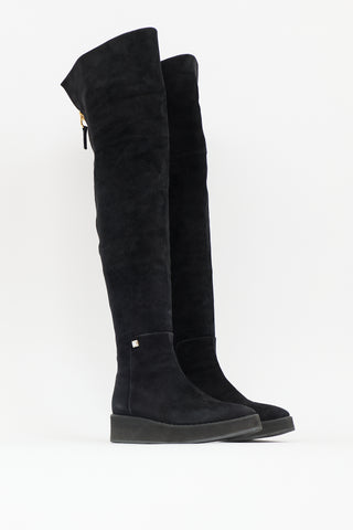 Giuseppe Zanotti Suede Thigh High Boot