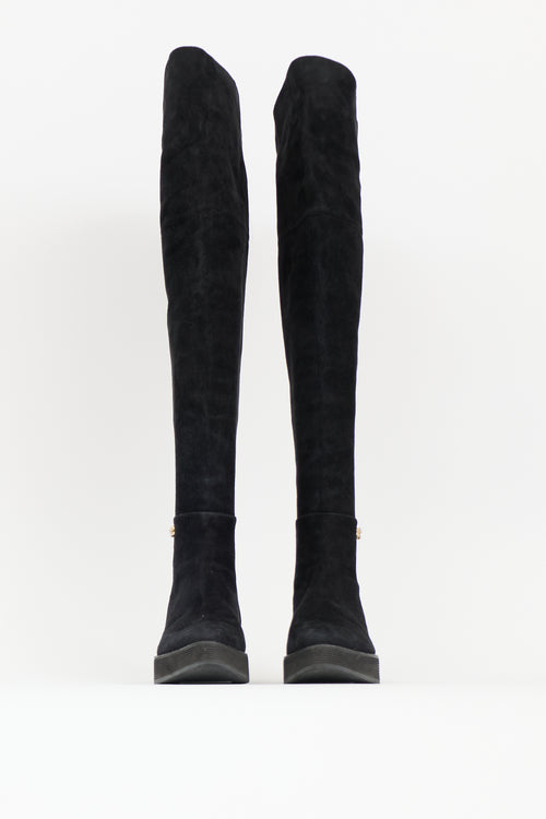 Giuseppe Zanotti Suede Thigh High Boot