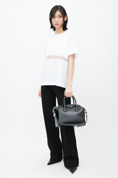Givenchy 2013 Black Leather Small Antigona Shoulder Bag