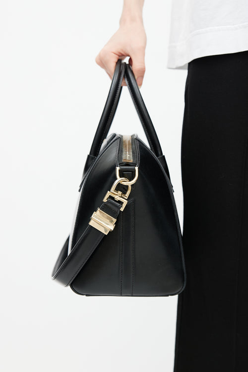 Givenchy 2013 Black Leather Small Antigona Shoulder Bag