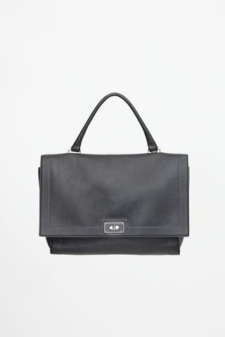Givenchy 2015 Leather Lock Satchel Bag