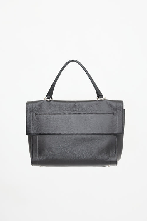 Givenchy 2015 Leather Lock Satchel Bag