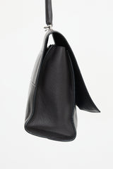 Givenchy 2015 Leather Lock Satchel Bag