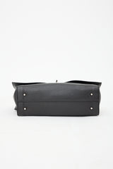 Givenchy 2015 Leather Lock Satchel Bag