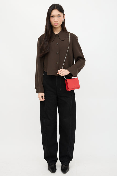 Givenchy 2017 Leather Pandora Wallet On Chain Bag