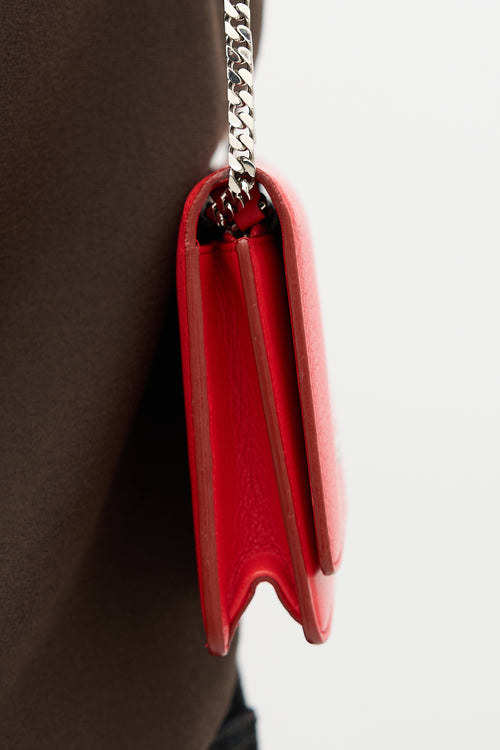 Givenchy 2017 Leather Pandora Wallet On Chain Bag