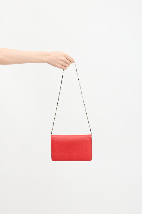 Givenchy 2017 Leather Pandora Wallet On Chain Bag