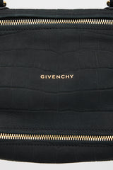 Givenchy 2019 Embossed Suede Small Pandora Bag