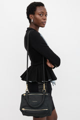 Givenchy 2019 Embossed Suede Small Pandora Bag